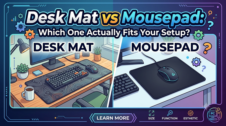 Desk Mat vs Mousepad: Which One Actually Fits Your Setup?