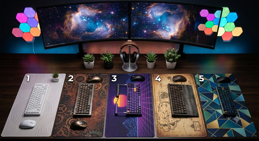 5 Desk Mat Themes Every Gamer's Setup Needs
