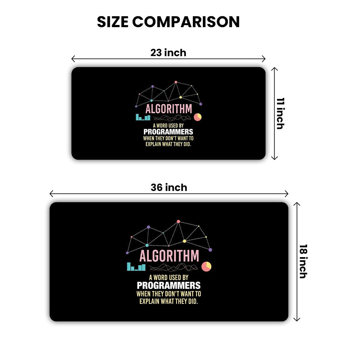 Algorithm Gaming Desk Mat