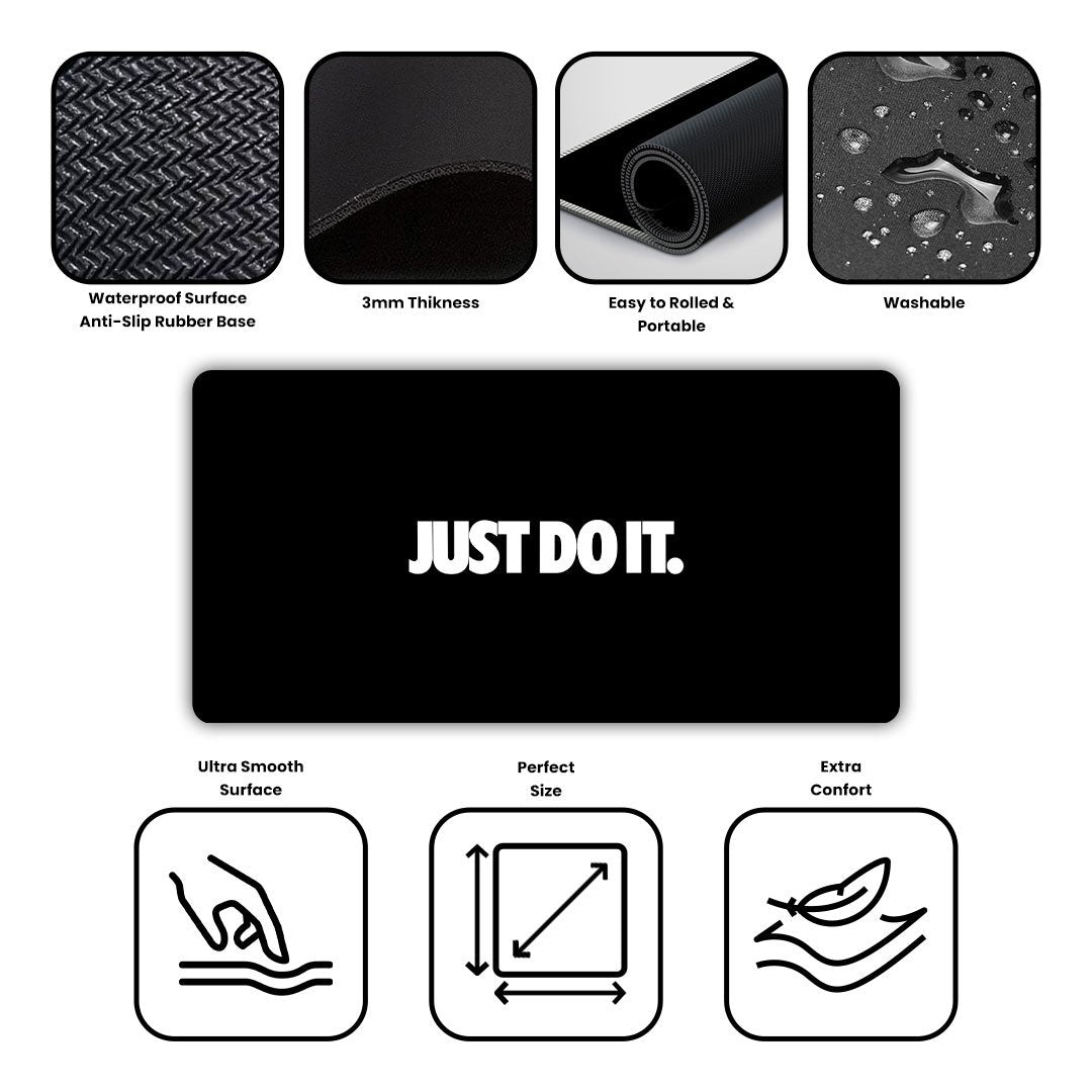 Just Do It Gaming Desk Mat