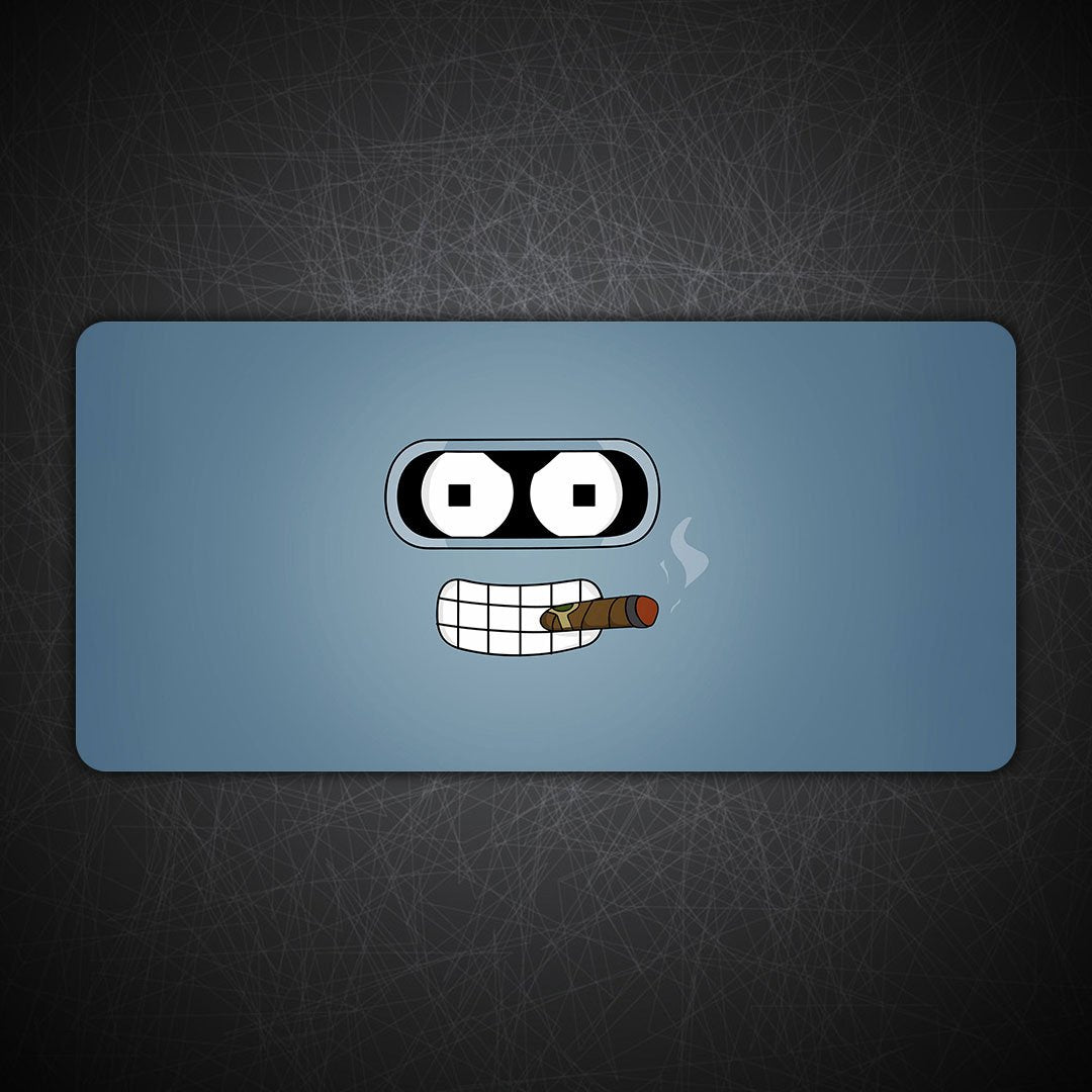 Bender Futurama Smoking Desk Mat