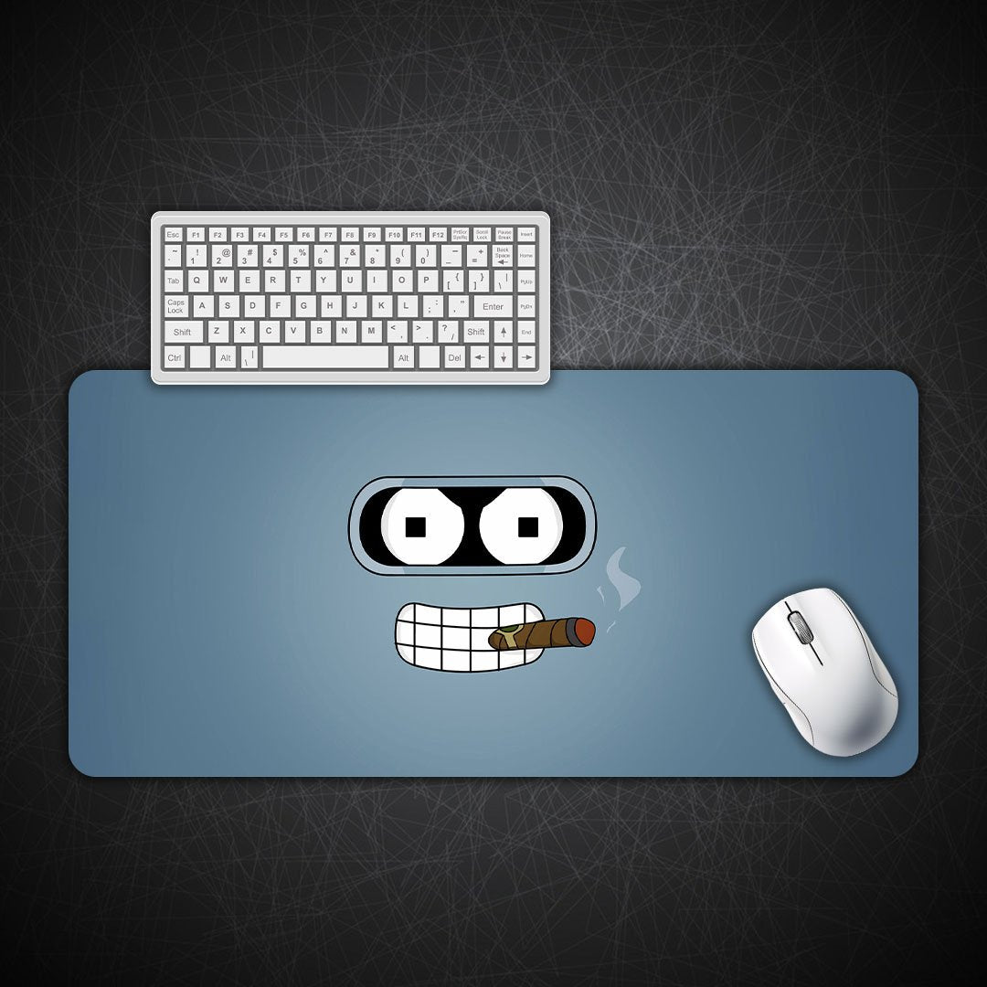 Bender Futurama Smoking Desk Mat