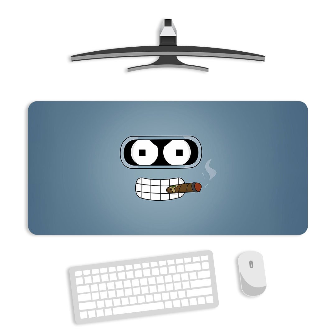Bender Futurama Smoking Desk Mat