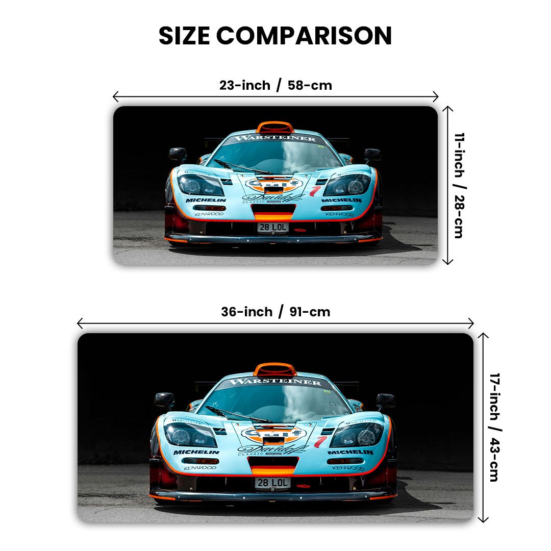 McLaren F1 GTR Gaming Desk Mat