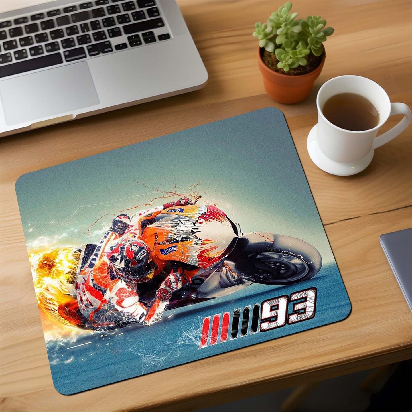 MotoGP 93 Fire Speed Mouse Pad