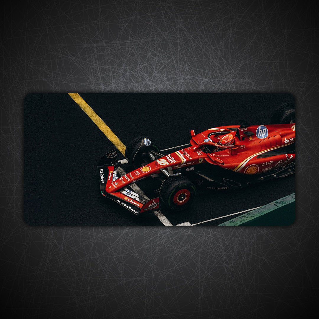 Ferrari F1 Racing Car Gaming Desk Mat