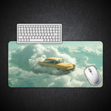 Retro Cloudscape Gaming Desk Mat