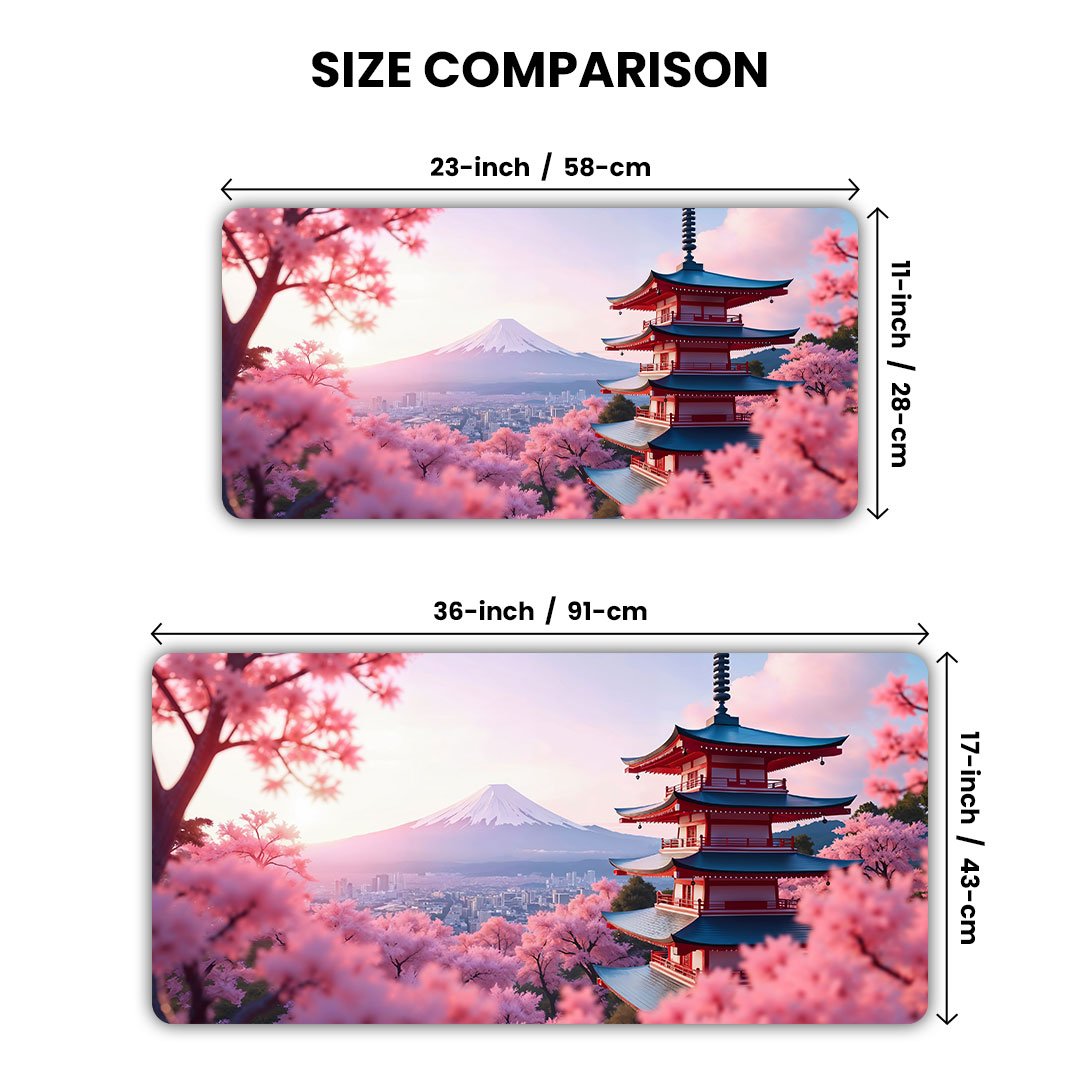 Sakura Serenity Tokyo Series Desk Mat