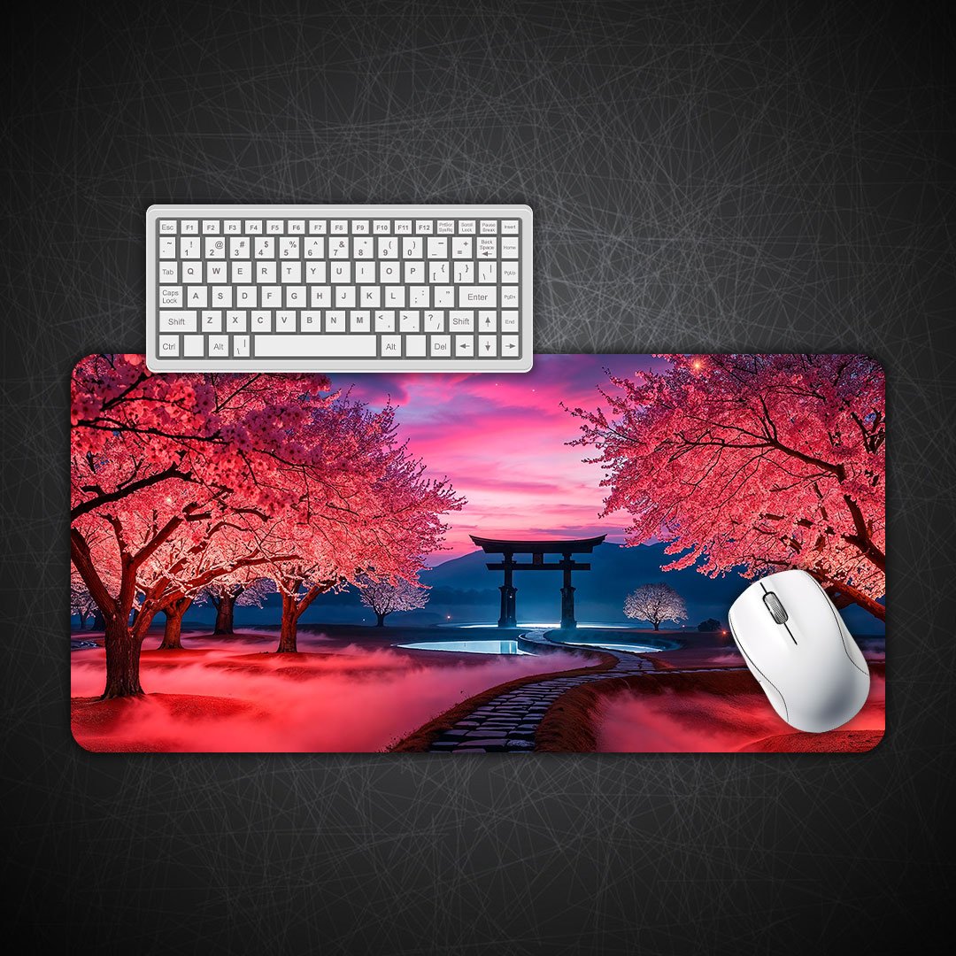 The Mystic Torii Portal Desk Mat – Perfect Cart