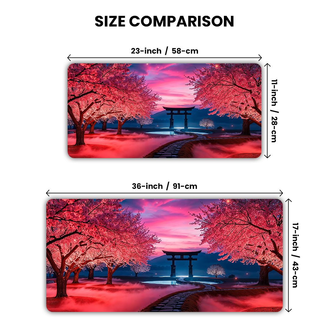 The Mystic Torii Portal Desk Mat