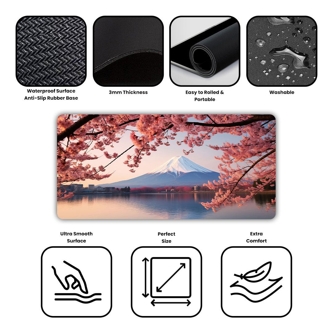 Cherry Serenity Tokyo Series Desk Mat