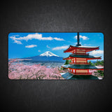 Classic Chureito Spring Vista Desk Mat