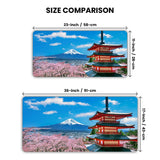 Classic Chureito Spring Vista Desk Mat