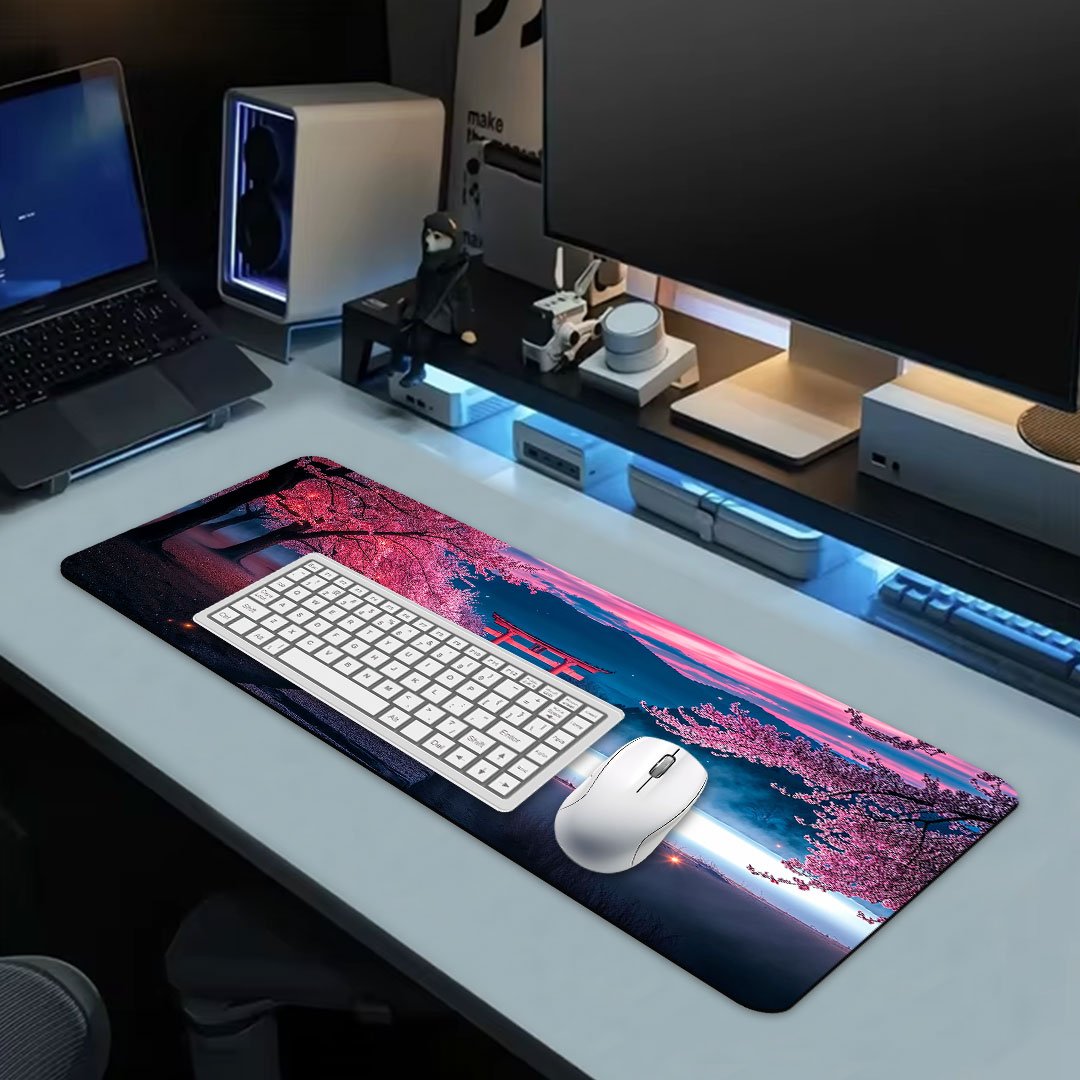 Road to Sakura Heaven Desk Mat