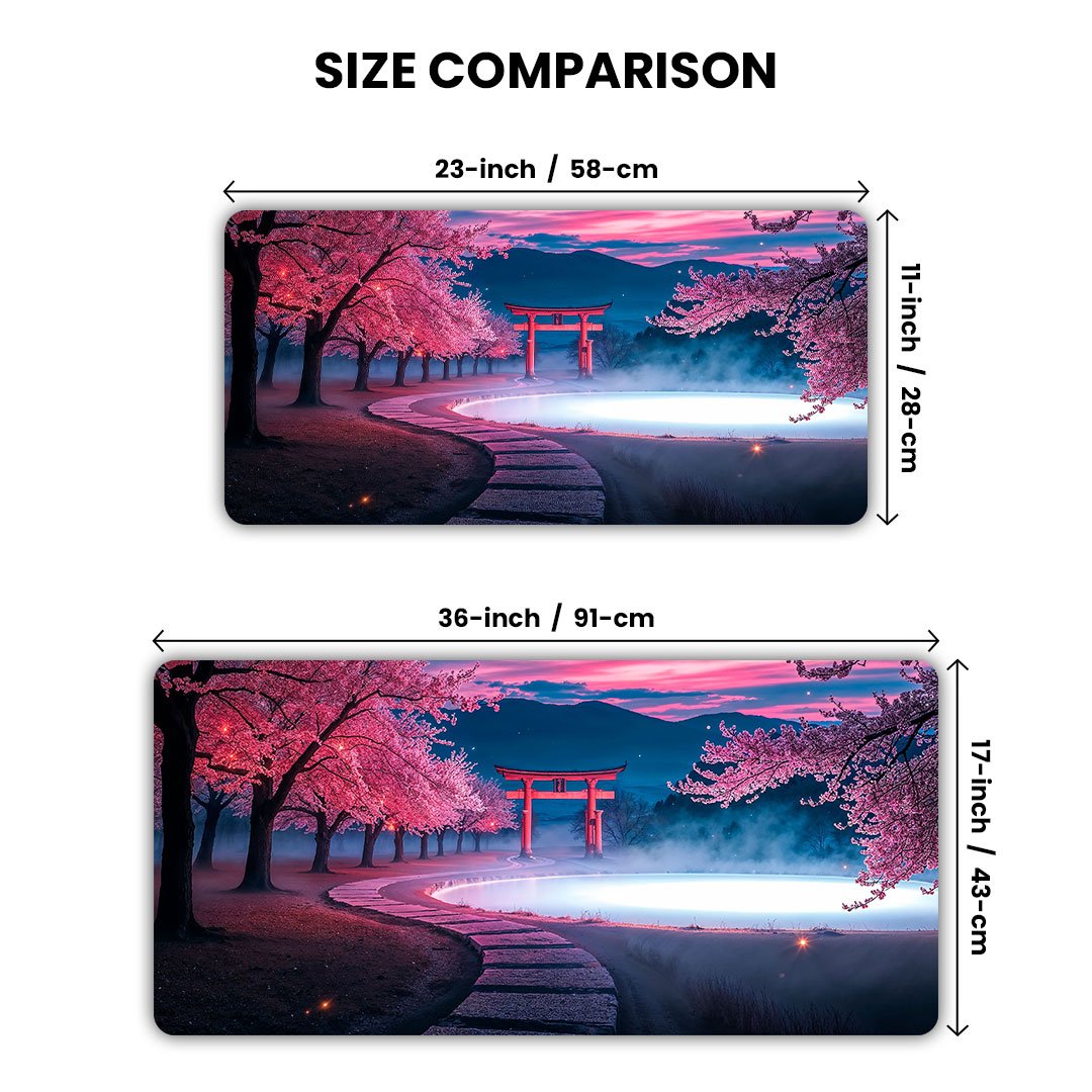 Road to Sakura Heaven Desk Mat