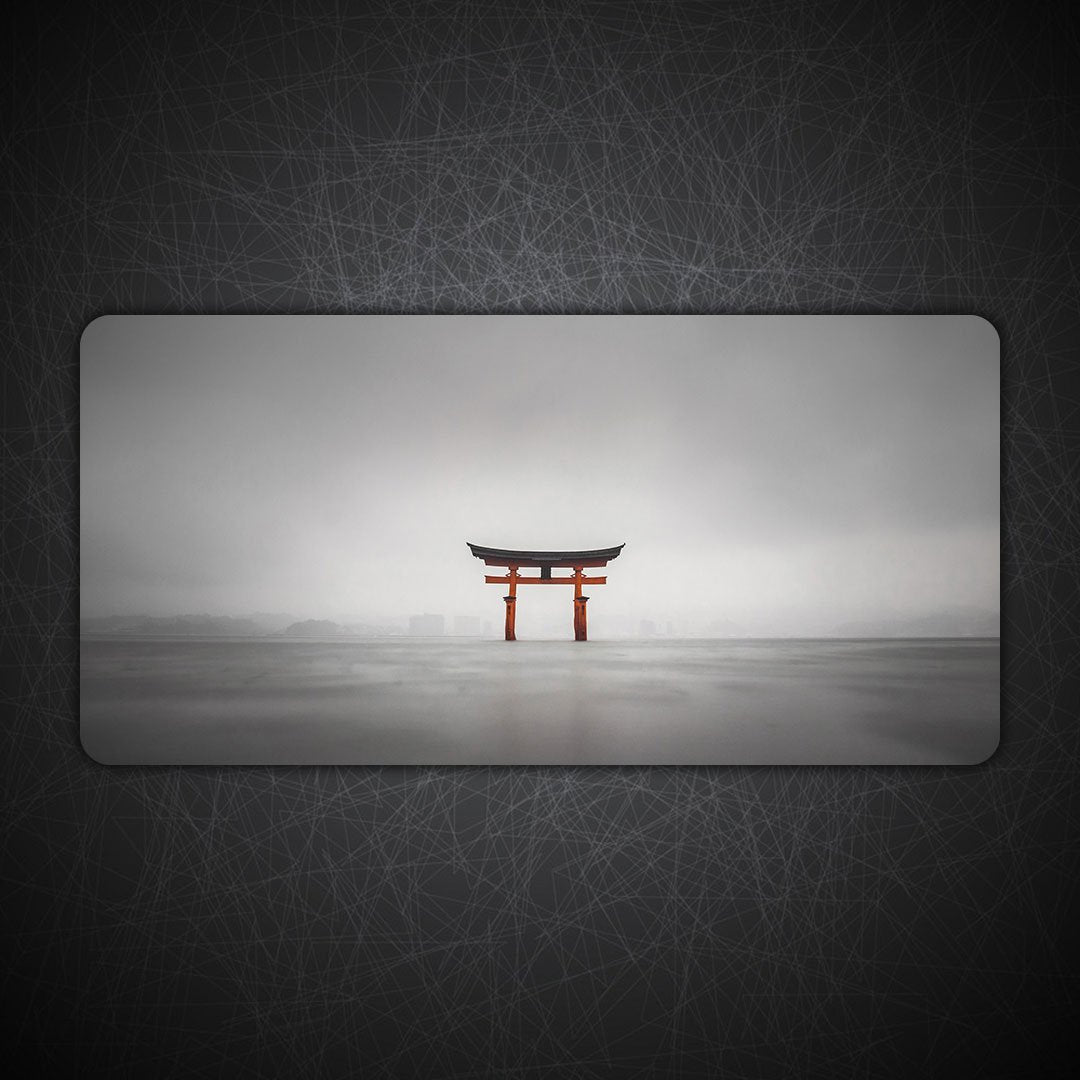 Minimalist Japanese Gateway Desk Mat