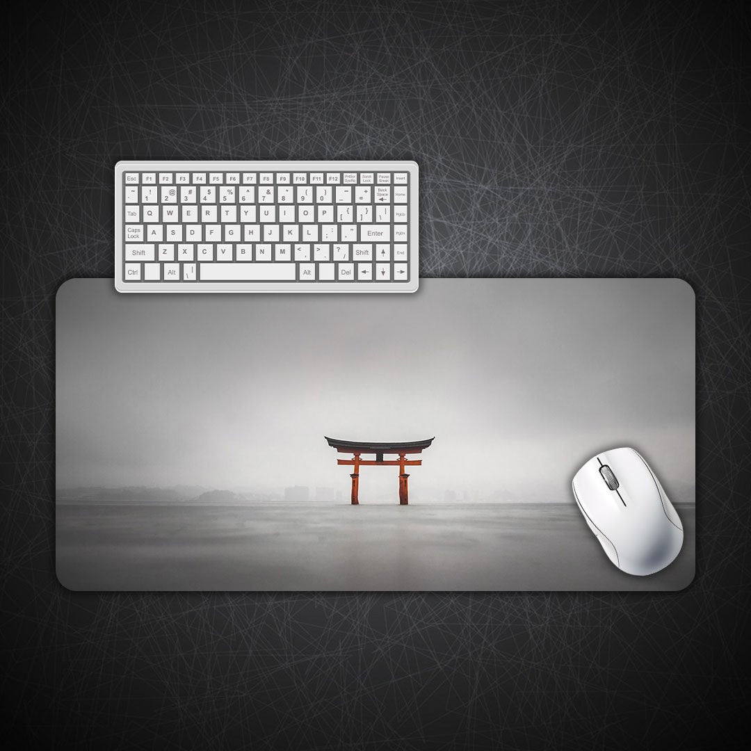 Minimalist Japanese Gateway Desk Mat