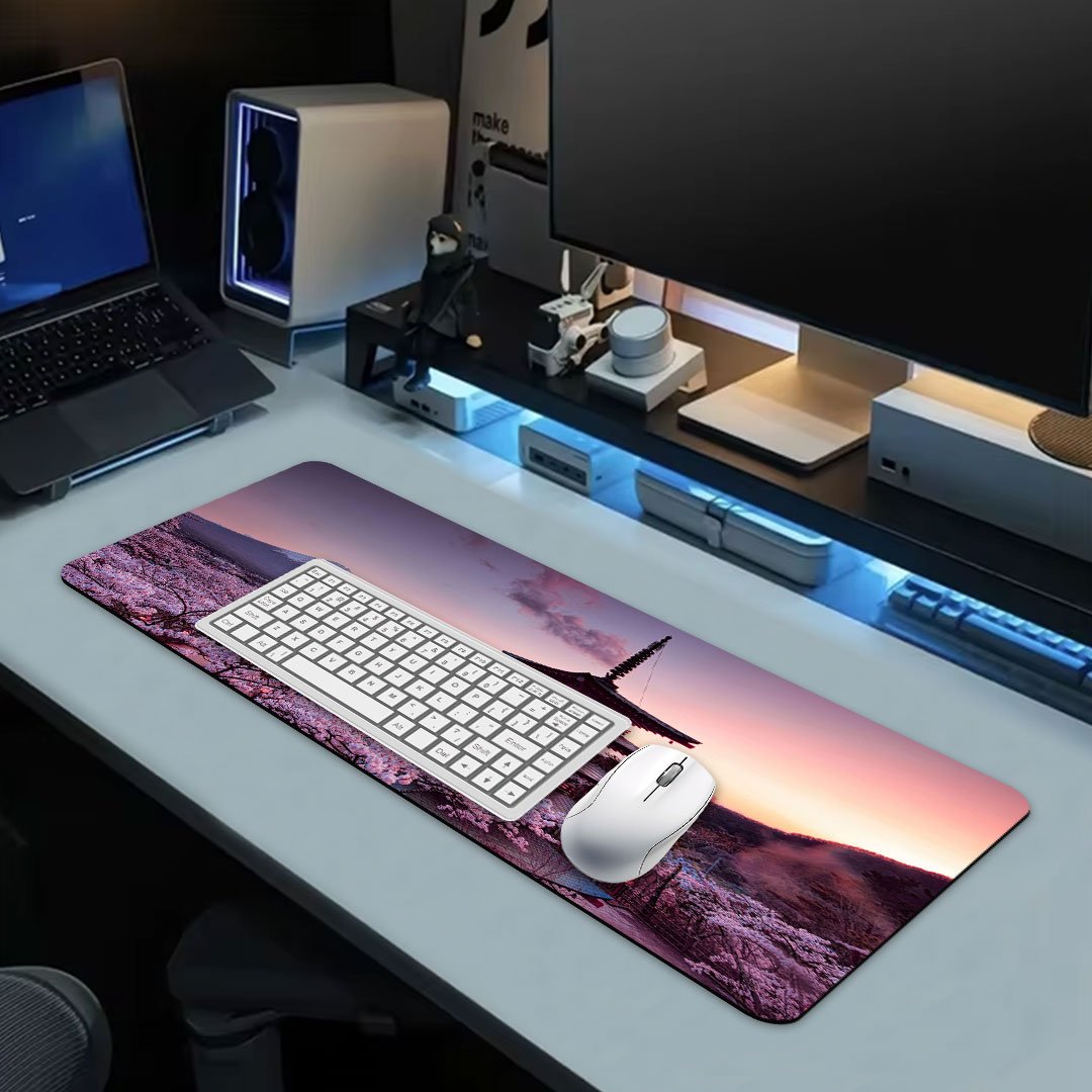Fuji Cherry Blossom Sentinel Desk Mat