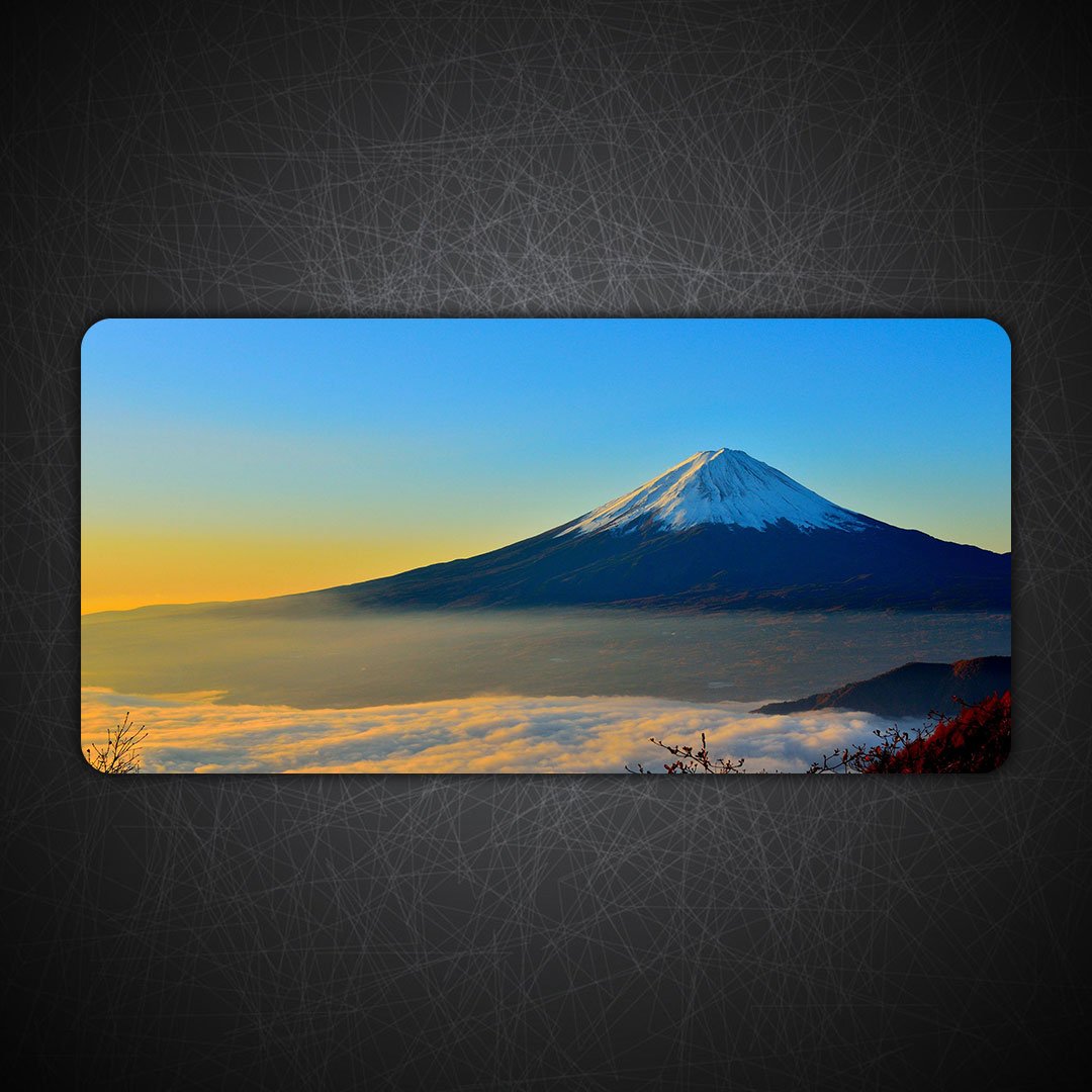 Fuji Above the Clouds Desk Mat