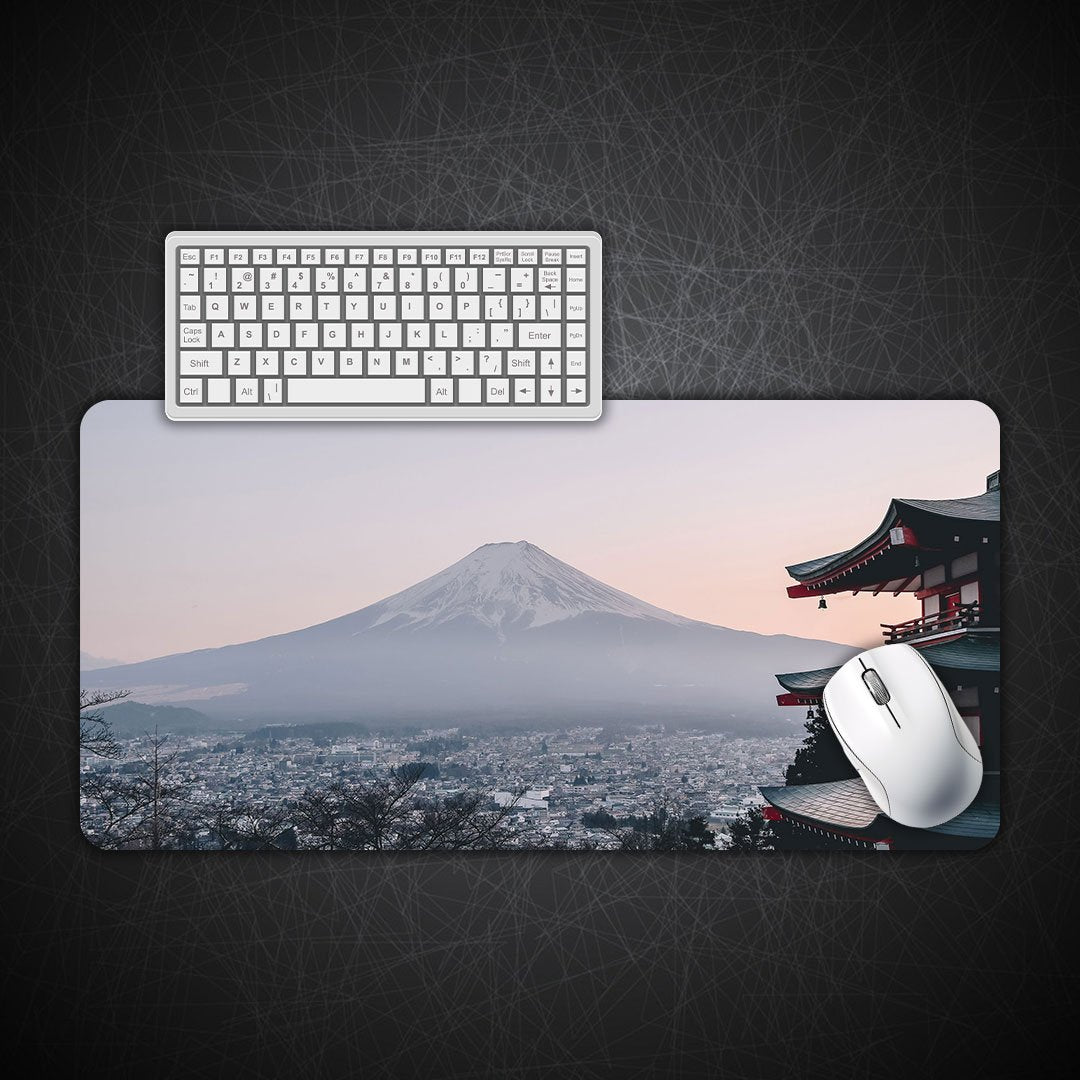 Serenity of Fuji Desk Mat