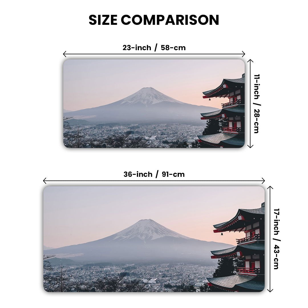 Serenity of Fuji Desk Mat