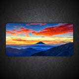 Sunrise Over Mount Fuji Desk Mat