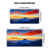Sunrise Over Mount Fuji Desk Mat