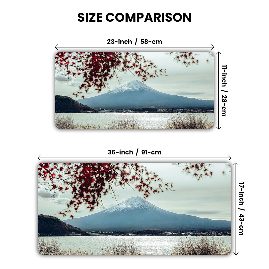 Vintage Mount Fuji Desk Mat