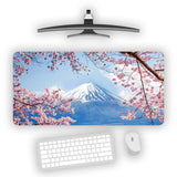 Mount Fuji Sakura View Desk Mat