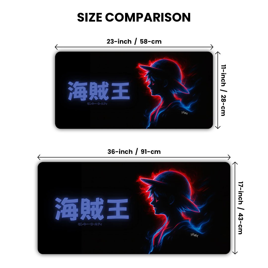 Luffy Aura Gaming Desk Mat