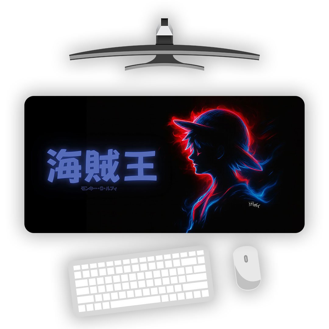 Luffy Aura Gaming Desk Mat