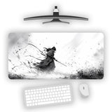 Shadow Samurai Ink Art Desk Mat