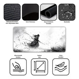 Shadow Samurai Ink Art Desk Mat