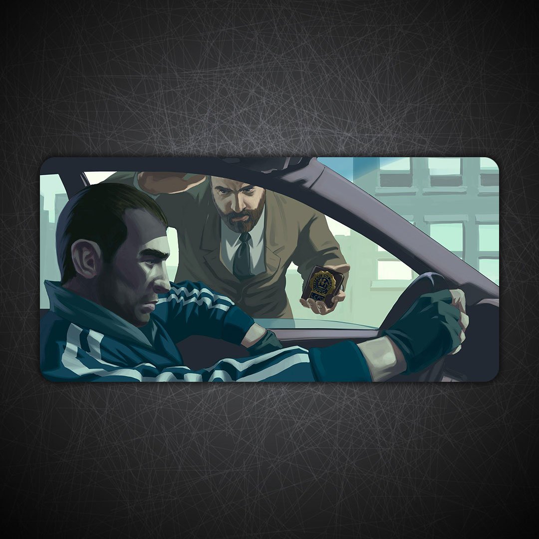 GTA 6 Grand Theft Gaming Desk Mat