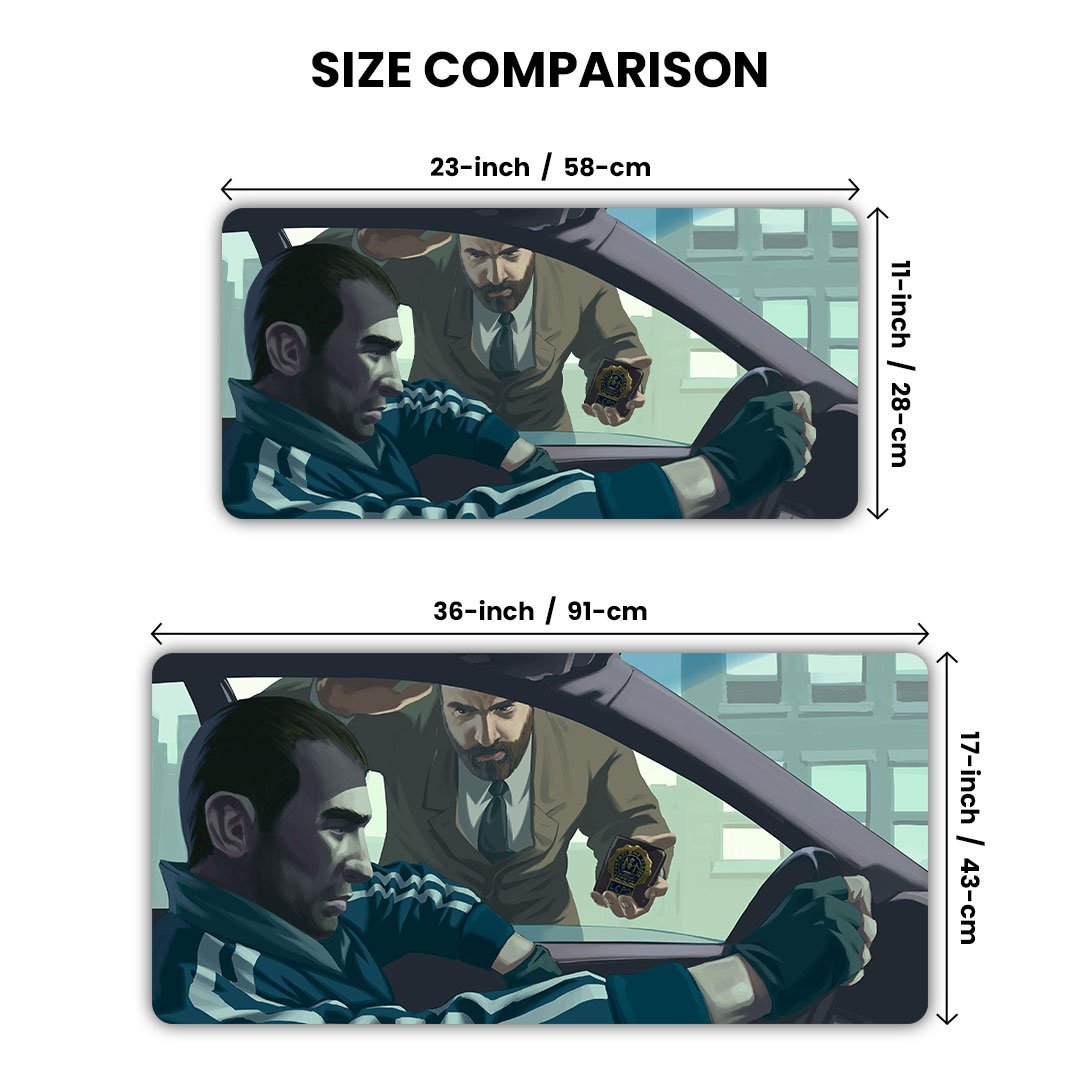 GTA 6 Grand Theft Gaming Desk Mat