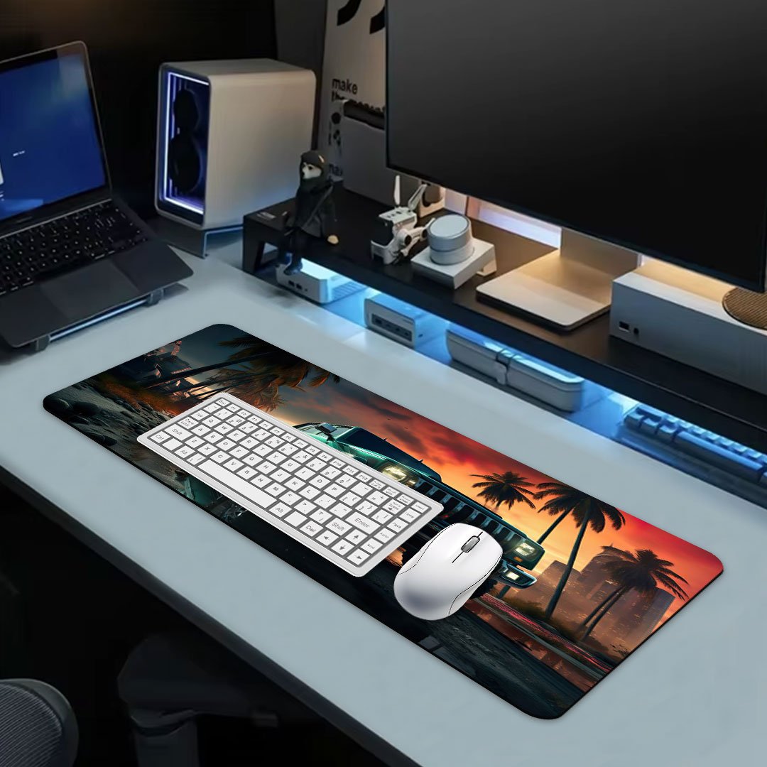 Jungle Trail Beast Jeep Gaming Desk Mat
