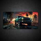 Jungle Trail Beast Jeep Gaming Desk Mat