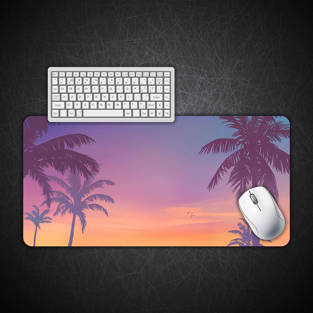 GTA 6 Sunset Gaming Desk Mat