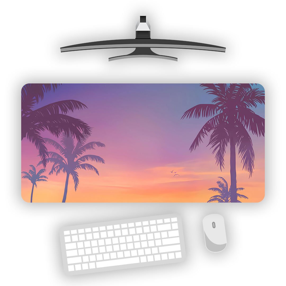 GTA 6 Sunset Gaming Desk Mat