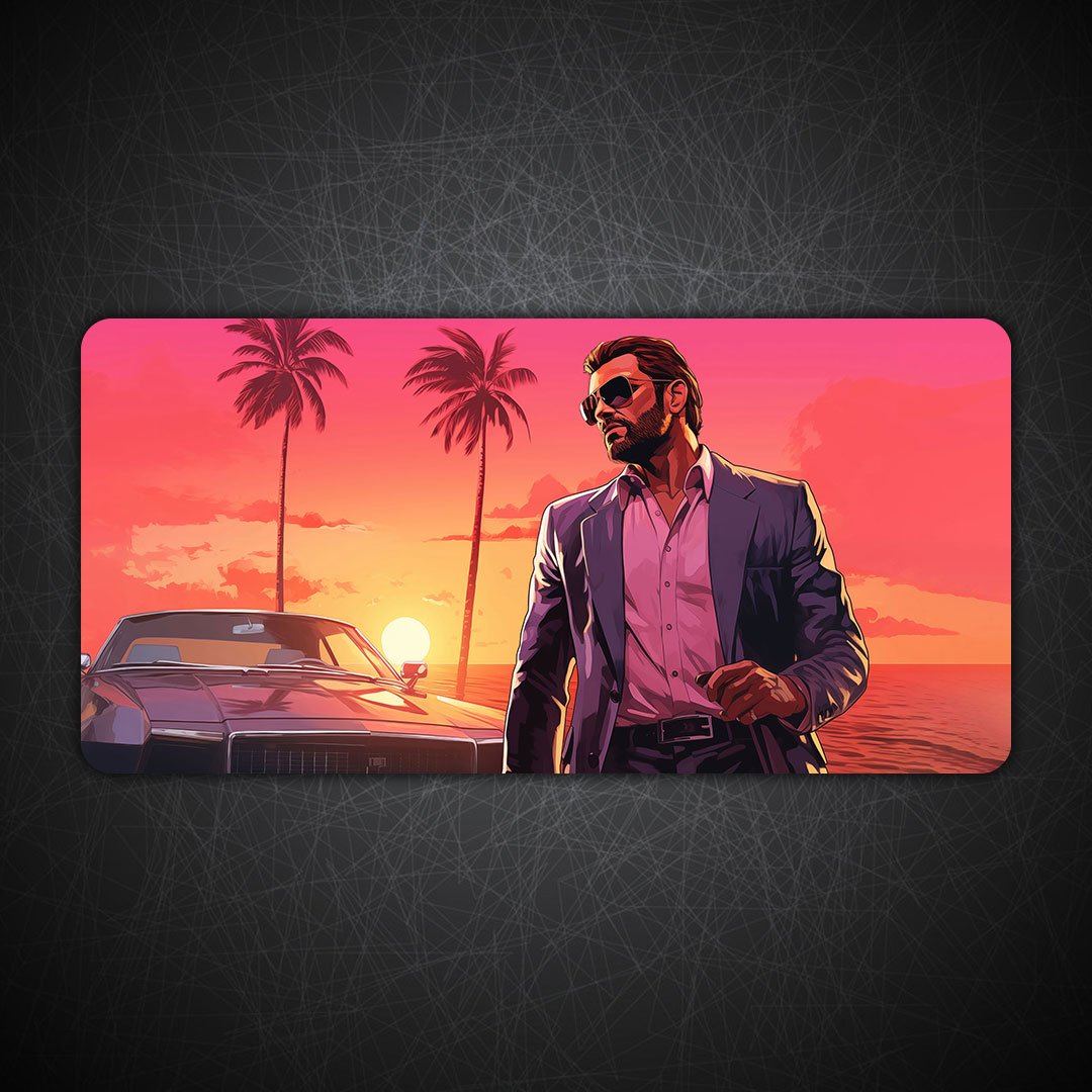 GTA 6 Mafia Gaming Desk Mat