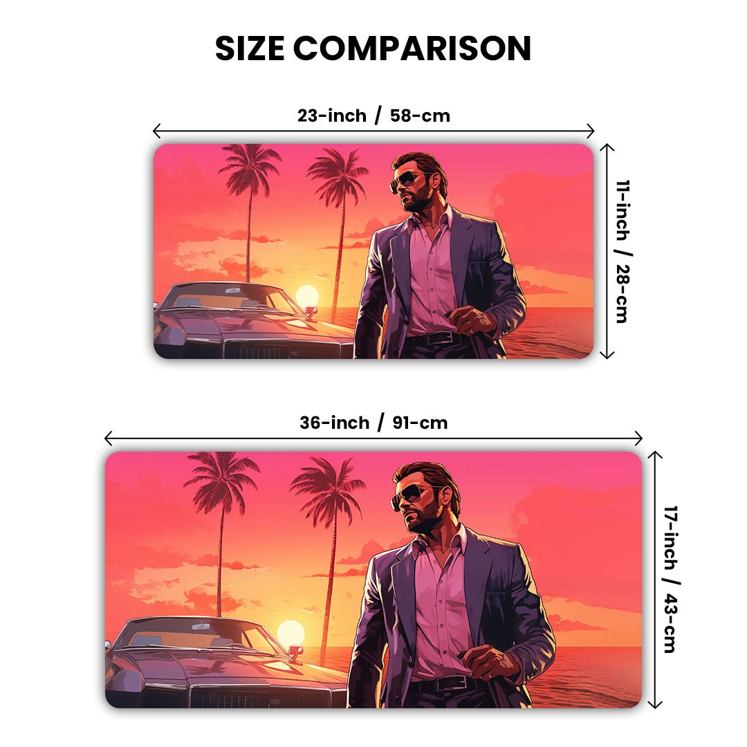 GTA 6 Mafia Gaming Desk Mat