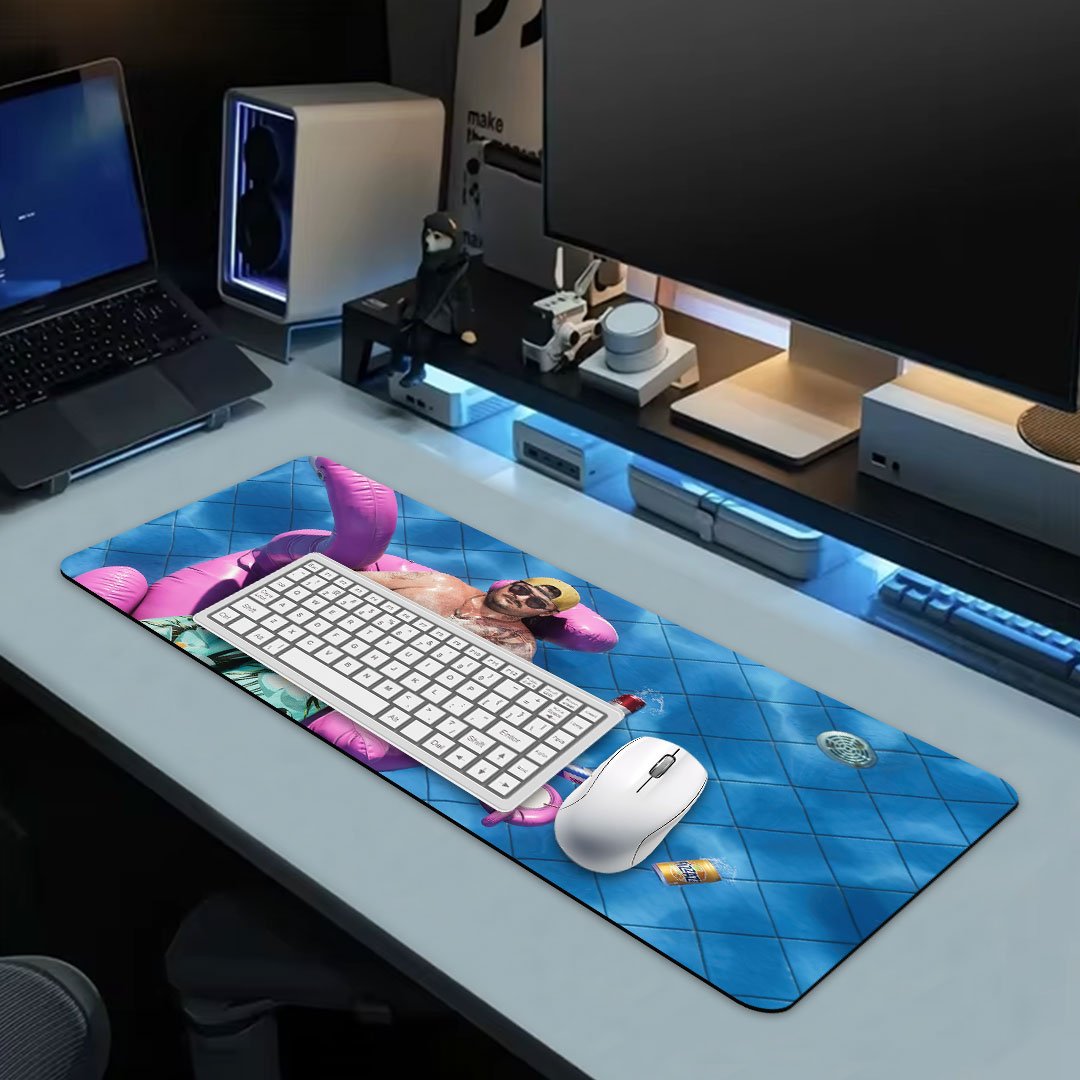 GTA 6 Cal Hampton Pool Gaming Desk Mat
