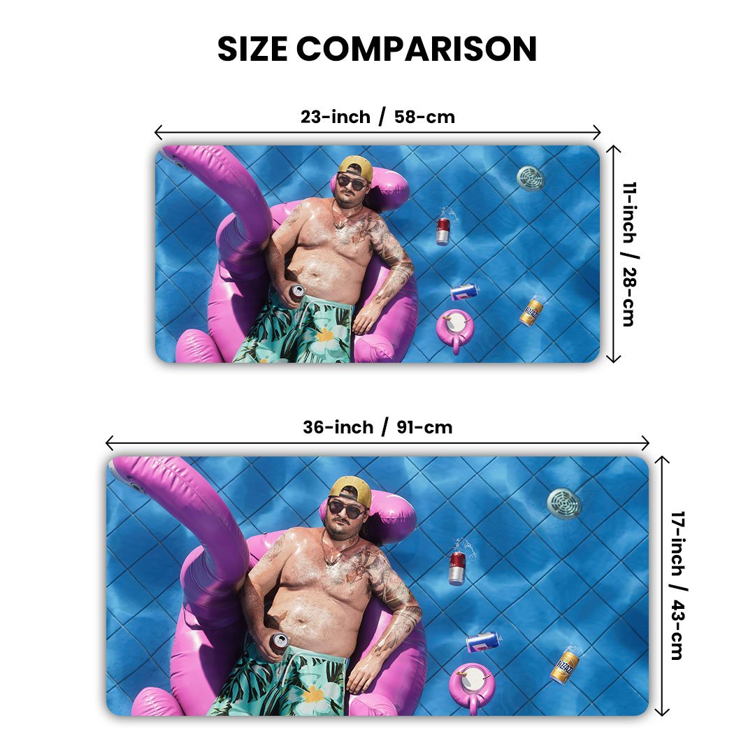 GTA 6 Cal Hampton Pool Gaming Desk Mat