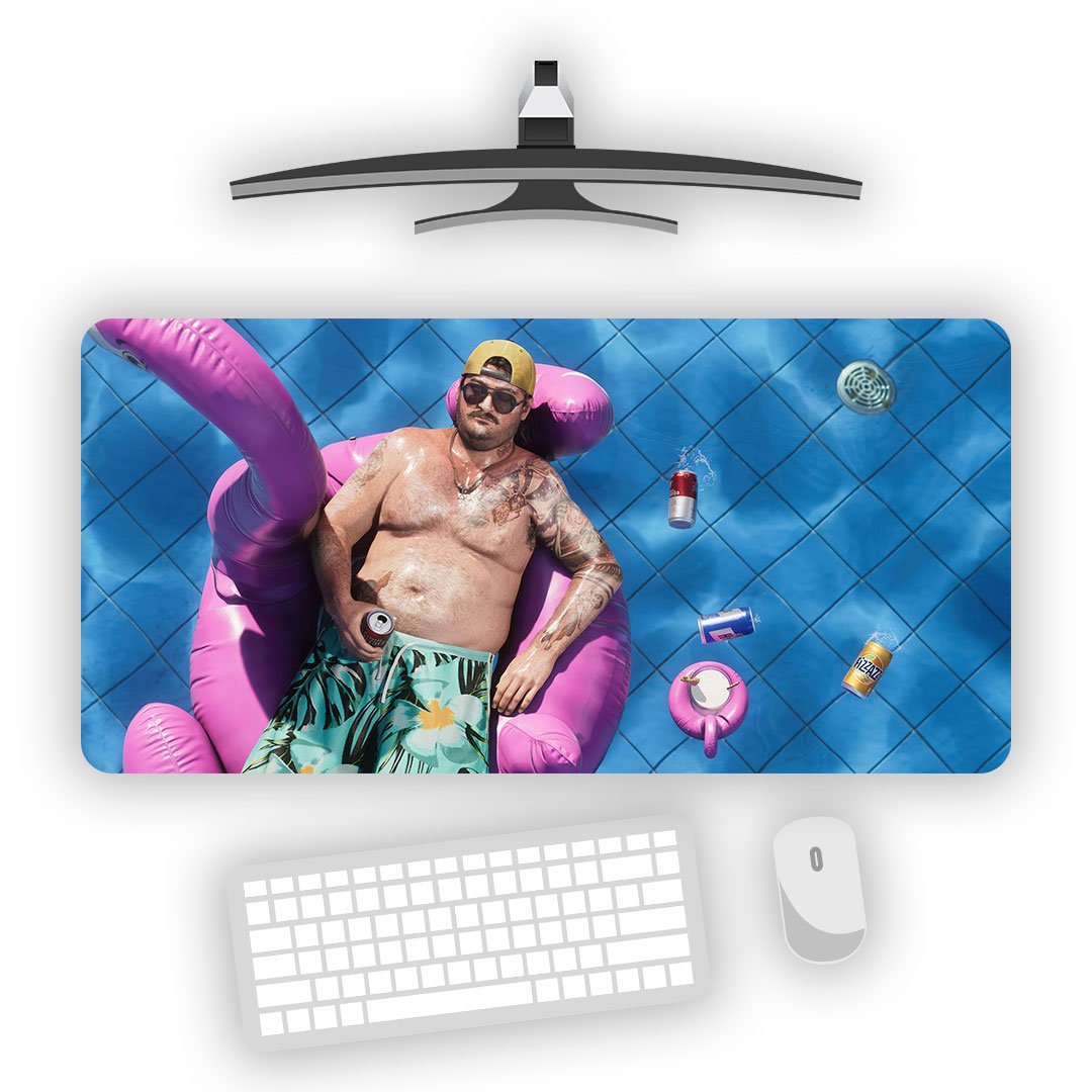 GTA 6 Cal Hampton Pool Gaming Desk Mat
