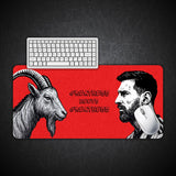 Lionel Messi GOAT of Football Gaming Desk Mat