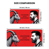 Lionel Messi GOAT of Football Gaming Desk Mat