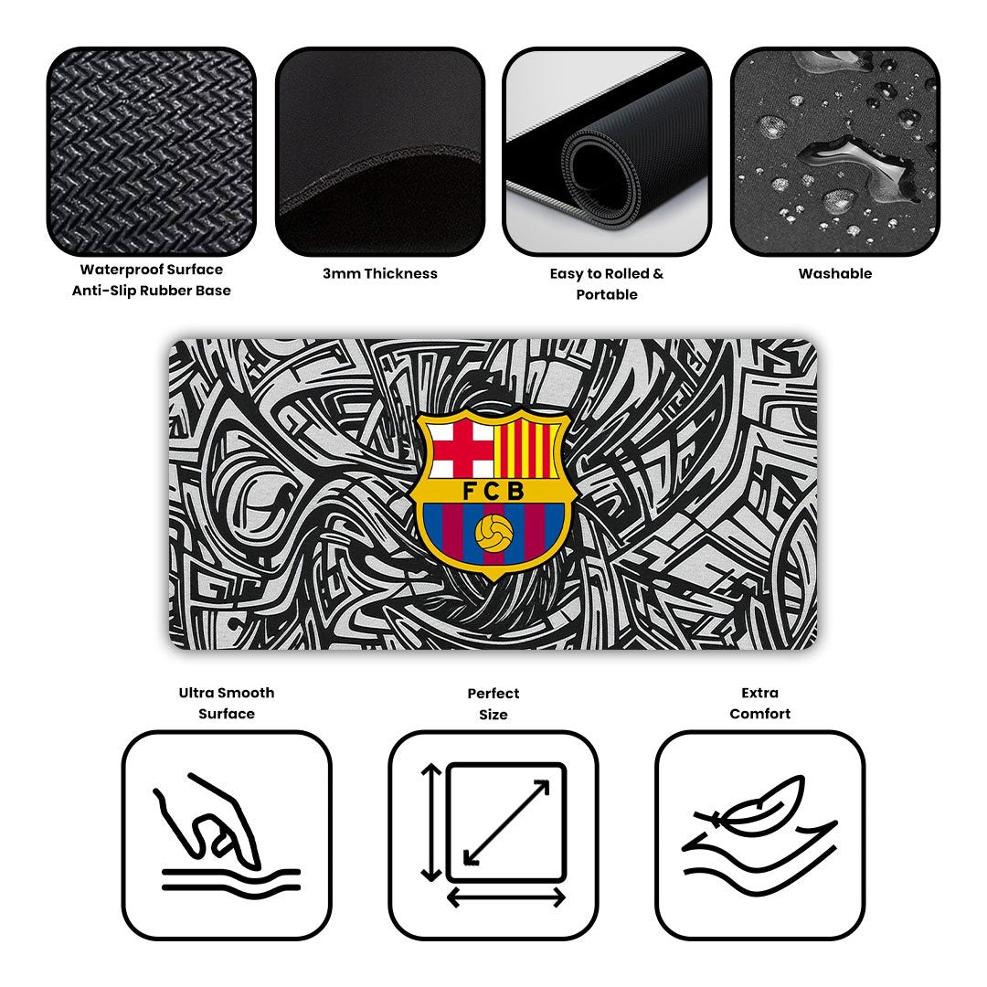FC Barcelona Gaming Desk Mat