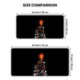 Luffy Rising Flame Gaming Desk Mat