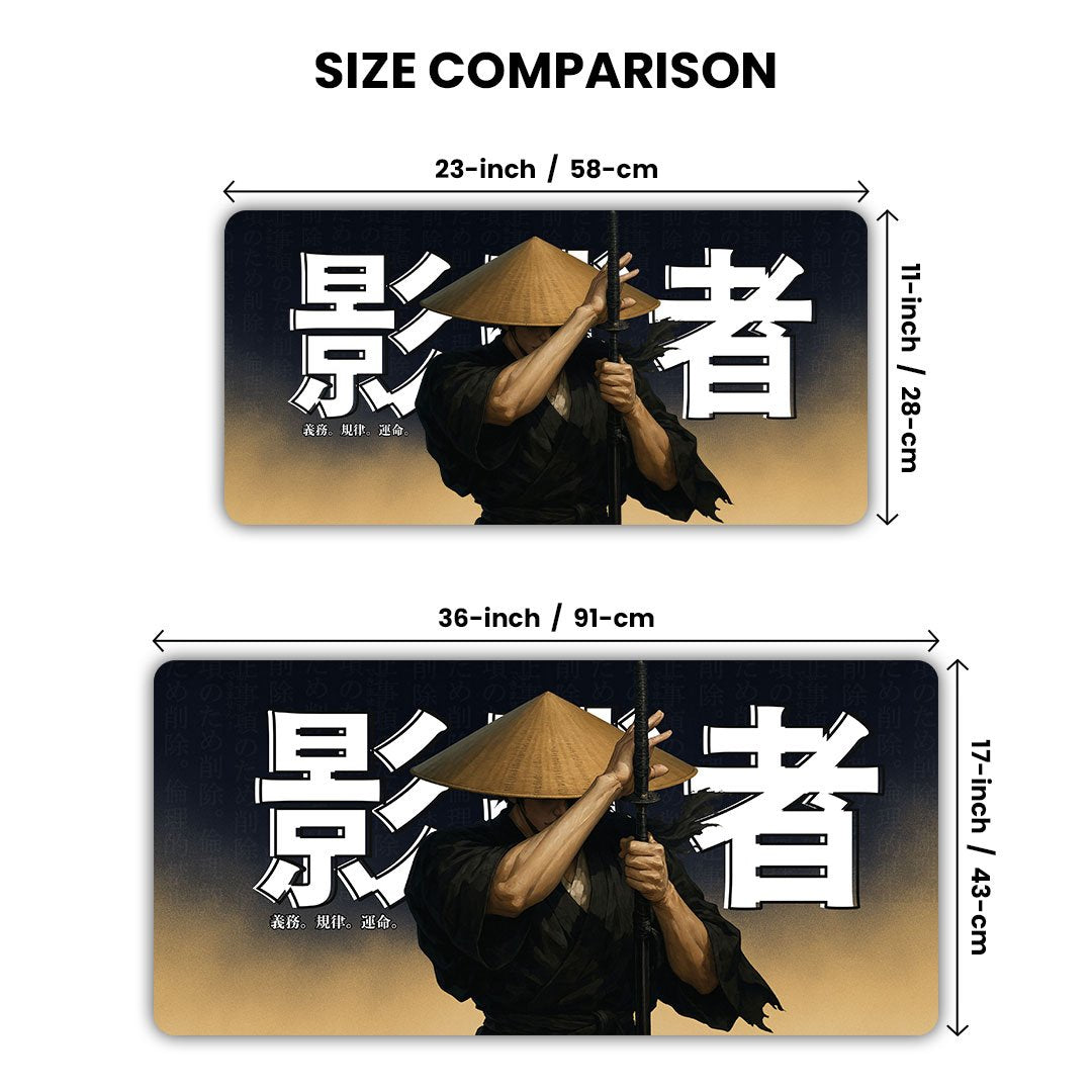 Katana Samurai Gaming Desk Mat