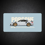Porsche GT3 RS Turbo Drift Gaming Desk Mat